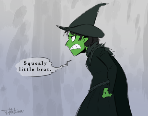 justautumn:Elphaba–I’m sorry, but somebody has to say it: You are out of control!