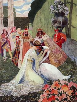 marthajefferson:  fuckyeahvintageillustration:  ‘Fairy Tales Of Božena Němcová’ illustrated by Artuš Scheiner. Source   