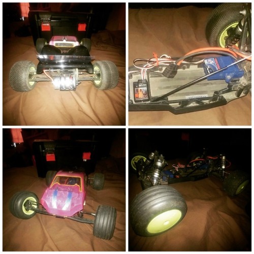 rcapocalypse: Newest member of the family, Team Losi Racing 22T. Runs good, just needs a couple litt