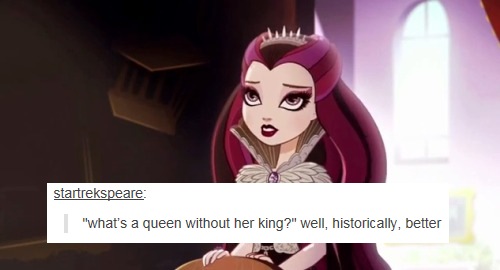 puzzle-dragon:  Raven Queen   Text Posts [Cap Credit: everafterhighcaps] 