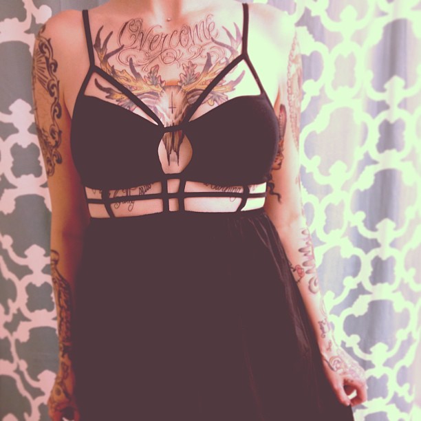 thugxwife:  New favorite dress ever from @gritnglory. 