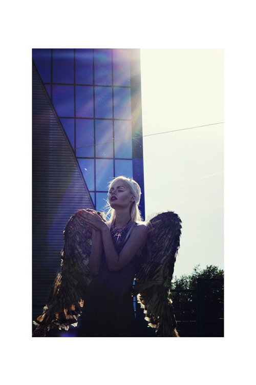 model - Natalia MUAH by Albina Voitko photo, style, wings by me