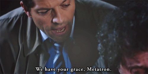 habitatfordeanwinchester:  Castiel threatening Metatron  | 10x17