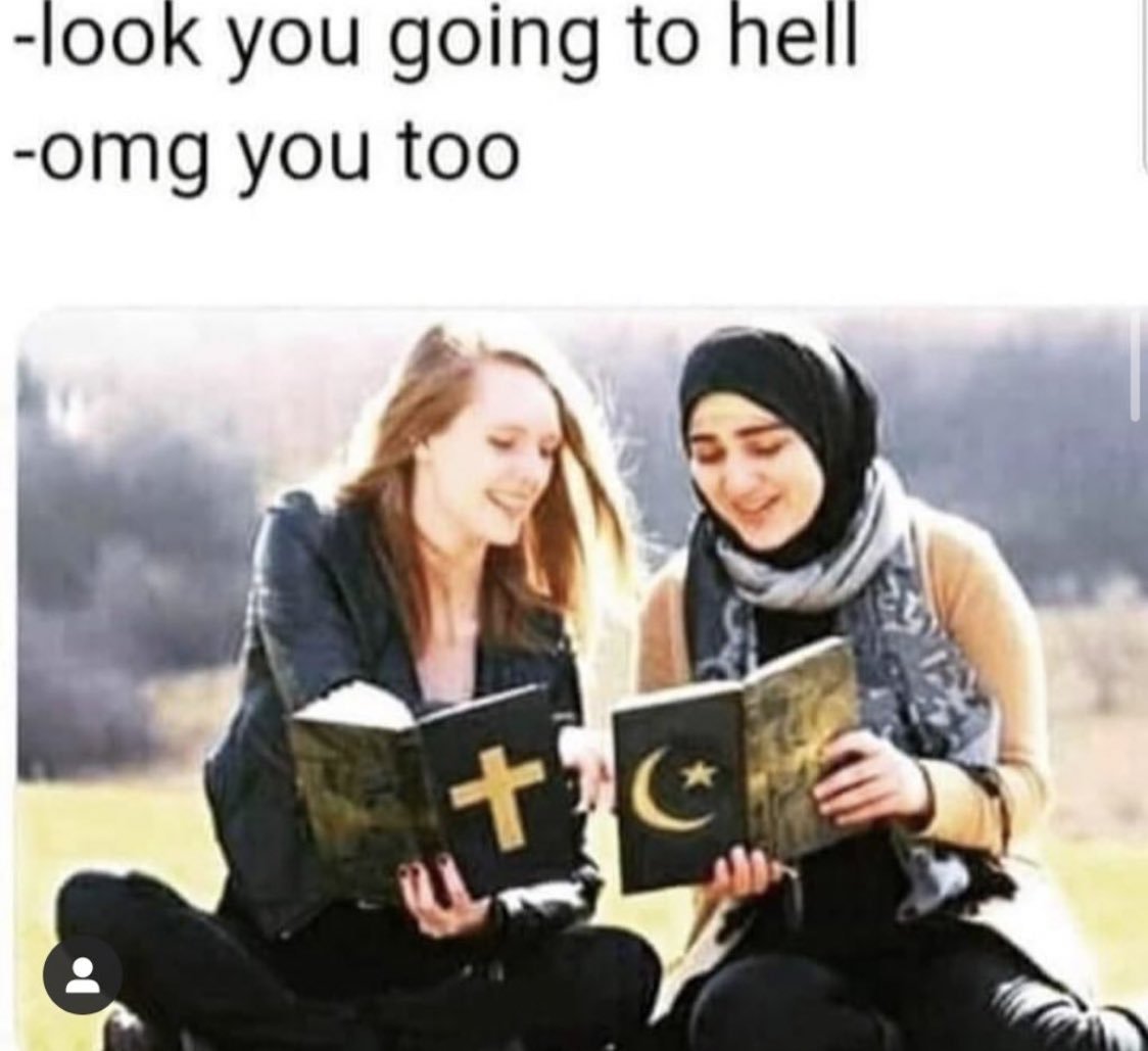 -look you going to hell...