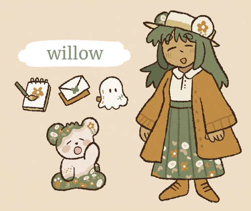 my baobears having fun, plus their references! ;v;The bear forms of seastar, dawn, and willow were d