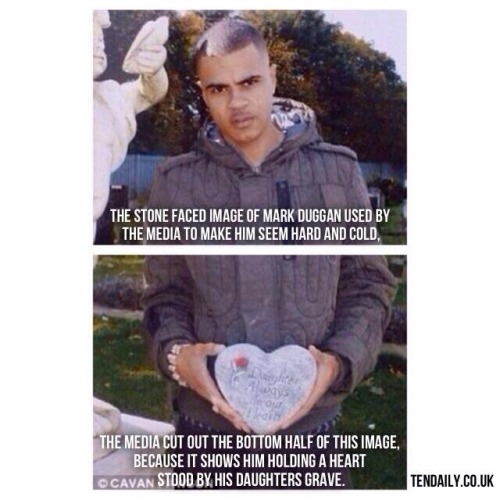 terrasigillata:  thecrustychicano:  mitsurugireiji:  fasteronfire525:  xbeatrce:  It’s important that people see this  I dont even know who this is, but the media pulls shit like this often and it should be publicized.  mark duggan was the young man