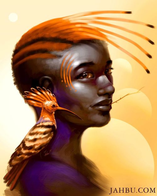 jahbu-art:The blacker the berry… the sweeter the chocolate. Love yourself!Art Shown: African 