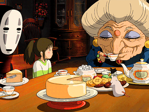 titlecard:Studio Ghibli + Meal Sharing⤷ dedicated to the lovely@seniorwitch