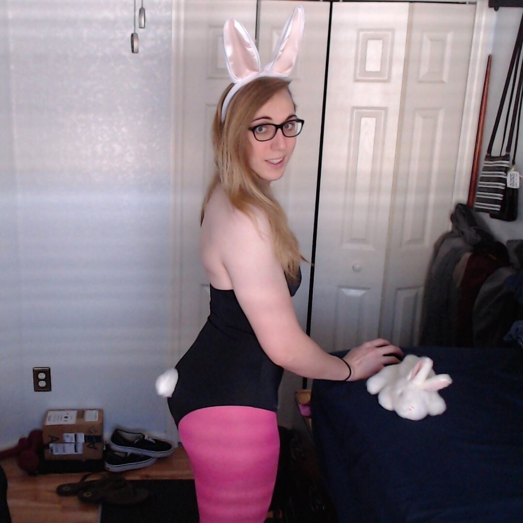Someone wanted a pink butt bunny