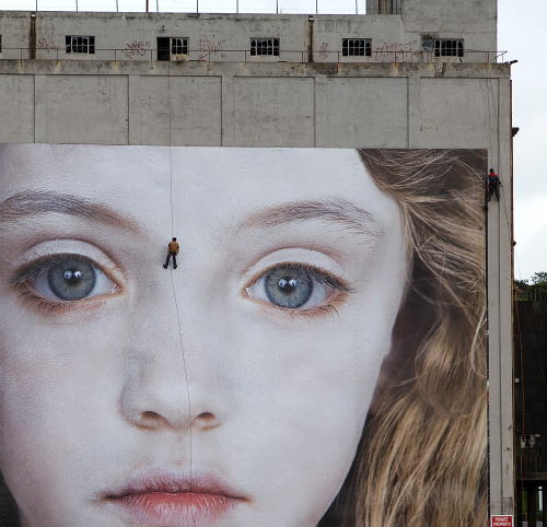 likeafieldmouse:  Gottfried Helnwein - The Last Child (2008) - Throughout the city of Waterford, Ireland 