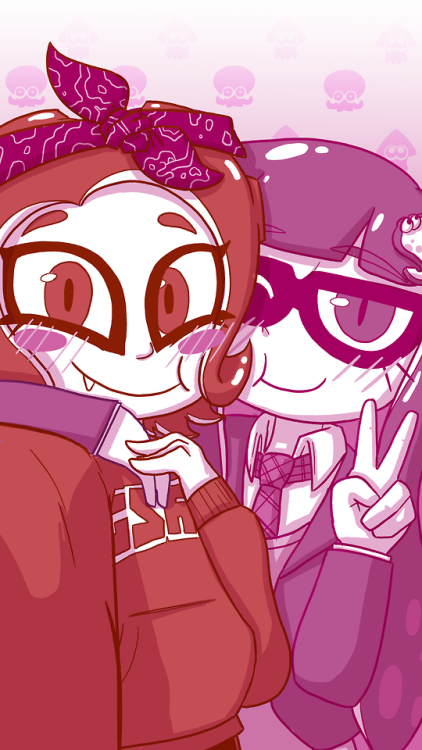 Selfie from the newest Nintendo OTP. I love the Octo Expansion so much.