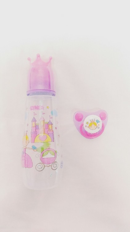 spacepinkitten:  Pink paci and bottle porn pictures