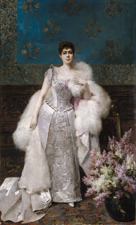 Francisca Aparicio y Mérida, Marquesa de Vistabella by Francesc Masriera, 1892