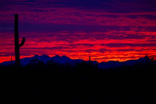 Sunrise In The Phoenix, AZ Area. Getting Great Vibes From This