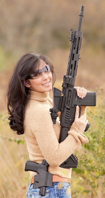 Porn Pics defense-weaponry:  Girls with Guns, part