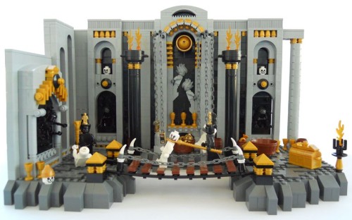 chromathegreat:  attackon-titan: The nine circles of hell from Dante’s Inferno recreated in Lego by Mihai Mihu I. LIMBO: A place of monotony, here the souls are punished to wander in restless existence while they moan helplessly in echoes between the
