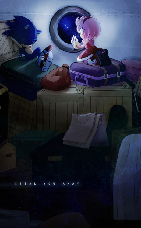 epicdailysonicpictures:  knucklesjunior-sidekick:  kurohaai:  The cargo hold scene from my favorite fanfic :’)I find it charming when these two actually act like really good friends instead of playing the cat-mouse games. Yes, yes I know the background