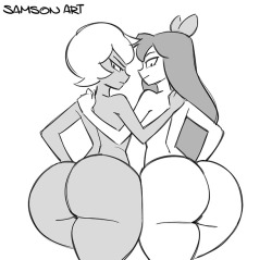 grimphantom2: ninsegado91:  samson-art-blog: Sketch commission for @ninsegado91 Love dem buns, thanks so much   ;9