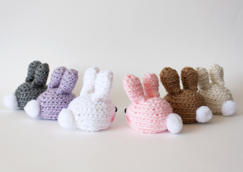 Updated the photos of my crochet bun bunnies!Available here