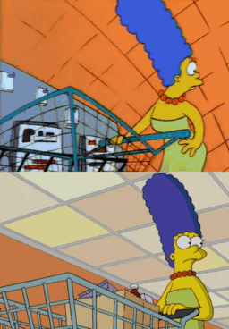 bogleech: wow this animation comparison between the older and newer simpsons intro