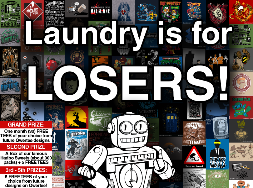 qwertee:  There’s only 24 hours left to enter our best competition EVER, have your