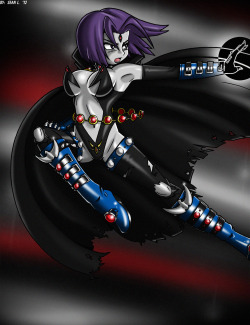 sseanboy23:  Another Raven picture I made.  This one she is wearing an outfit I made for her.