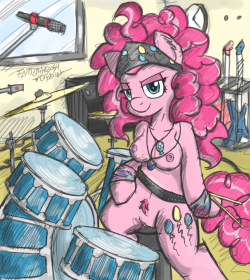 flutterthrash-nsfw:“Glam Pinkie”  Commission