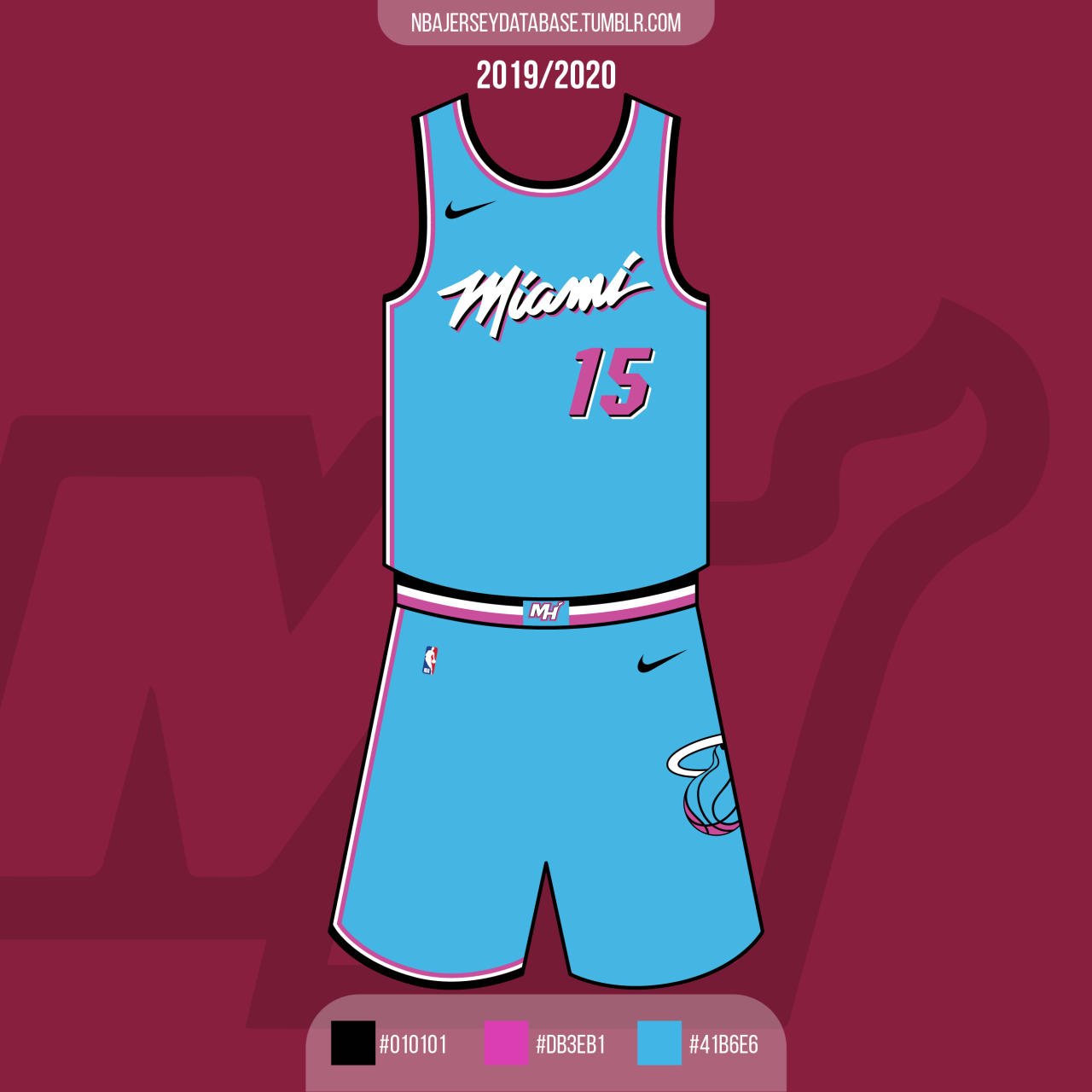 SportsLogos.Net - Leaked! The new Miami Heat Vice uniform for the 2019-20  #NBA season. Pics and details here:    . . #miami #heat #miamiheat #basketball #jersey #uniform