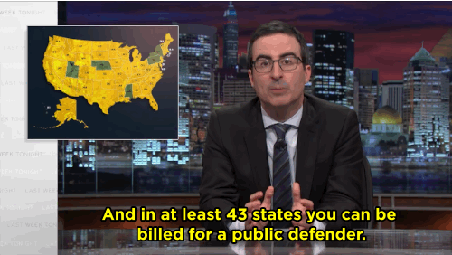 huffpost:Arrested? John Oliver Has A Warning You Have To Hear“If you cannot afford an attorney, one 