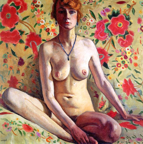 igormaglica: Albert Marquet (1875-1947), Blond Woman, 1919. oil on cardboard, 98.5 x 98.5 cm 