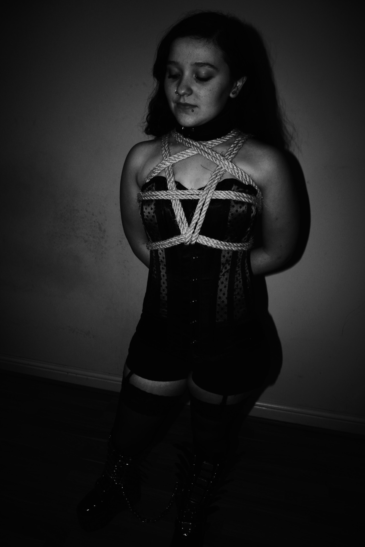 thattroikidd:  Corset Harness Picture: 1 Model: kattmodelling Photographer: imielise