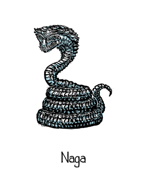 Nagas in Dungeons and Dragons are snakes with people heads.There are good nagas and bad nagas. If th