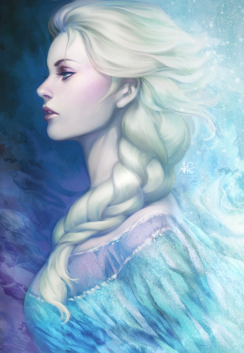lohrien:  Frozen Princess by Artgerm
