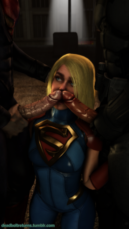 deadboltreturns: Supergirl teaching Batman and Superman the power of friendship. Click Picture for Full Resolution  Note: Just wanted to do something in Supergirl’s default Injustice 2 outfit. I think the bodysuit is sexy. I Have a Reblog Tumblr! Go