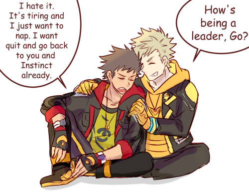 rainyazurehoodie:If Go became a leader like Spark and the Pokemon Go leaders. He would be Dark leade