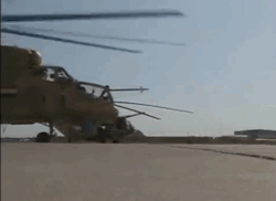 celer-et-audax:  Iraqi Gunships Engaging ISIS Positions In Mosul (x) 