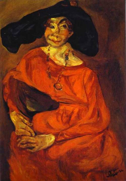 Woman in Red, 1924, Chaim SoutineMedium: oil,canvas