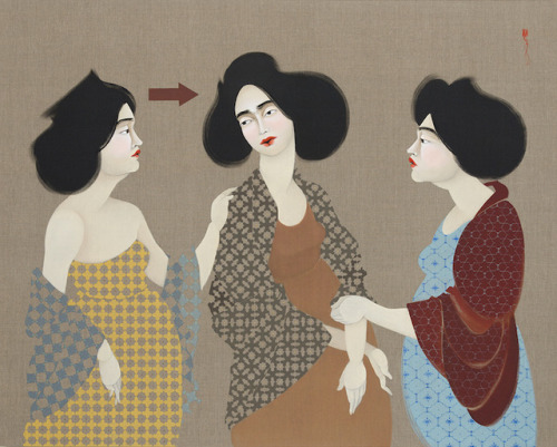 Hayv Kahraman aka هايف كهرمان (Iraqi, b. 1981, Baghdad, Iraq, based Los Angeles, CA, USA) - 1: Get D