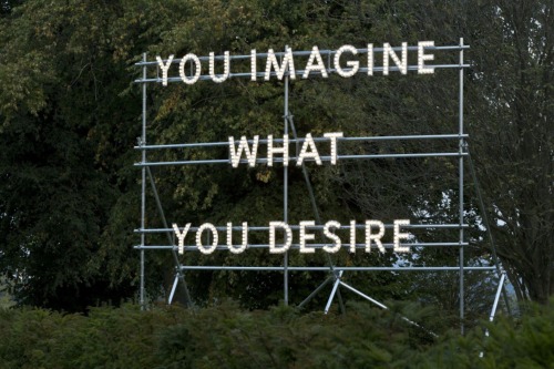 criwes:  You Imagine What You Desire (2014) by Nathan Coley