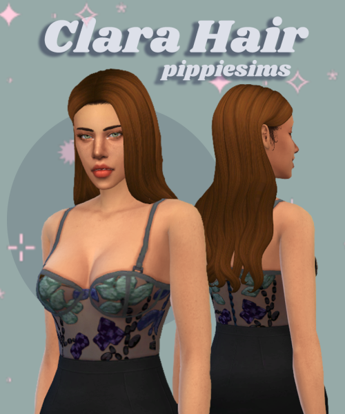 Clara Hair BGCAll LODsHat compatibleDownload