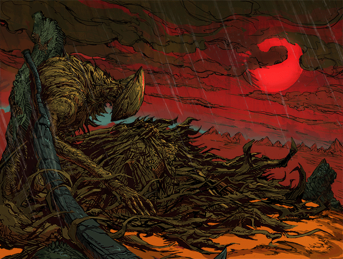 ccrawler:    The Wraith, resting for a couple of years in the dry Wasteland. Might