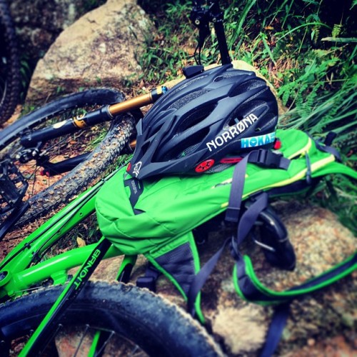 tothenexttrail: #Norrøna #transition #kabuto #gear #fjora #green