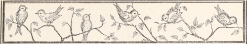 nemfrog:  Bird header. Babyhood. September 1890.Internet Archive