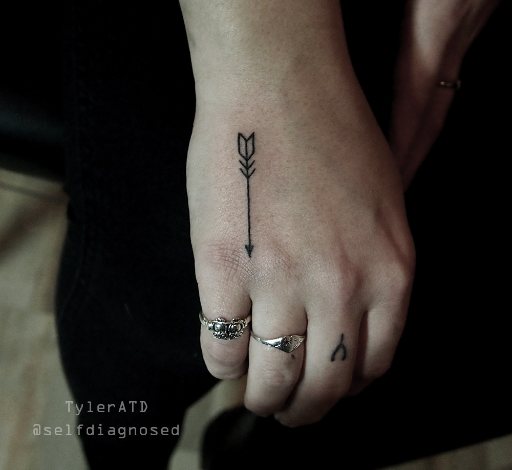 Tattoos little tumblr hand 