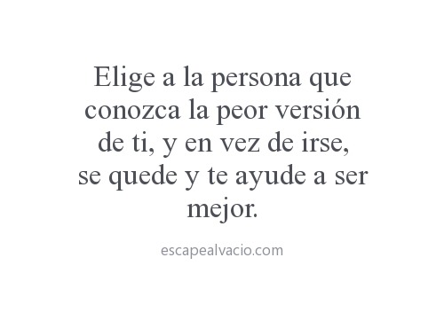Hasta el fin de mis días.