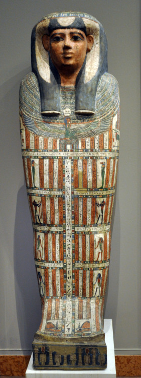 Coffin of the priestess Iset-en-kheb; Egypt, Thebes 25th–26th dynasty; 7th–6th century BC