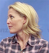 iheartcate:  Gillian Anderson being cute in flannel  