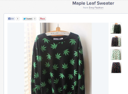gunchesters:  maple leaf sweater 
