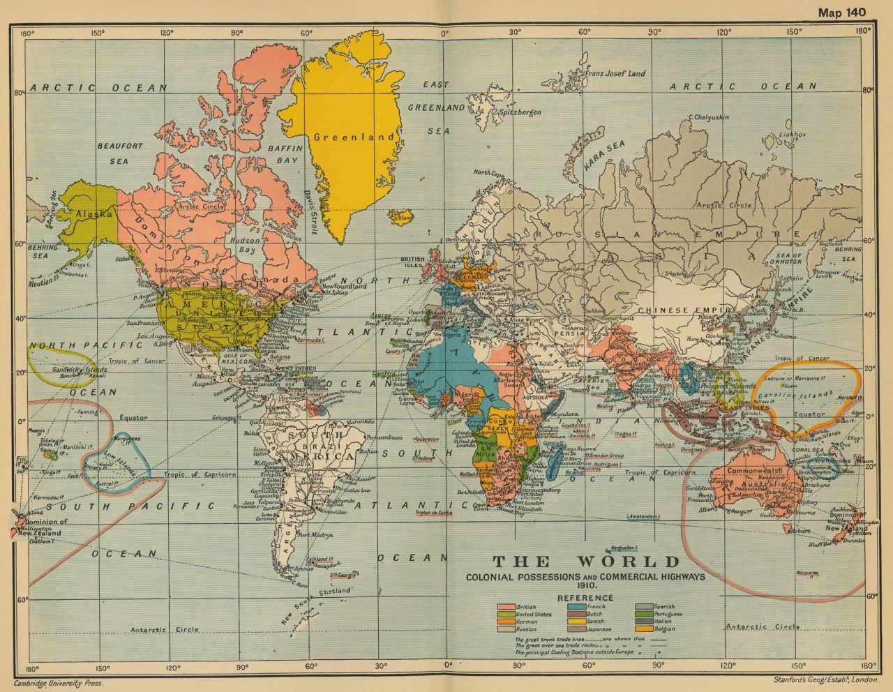 The World Colonial Possessions And Commercial Maps On The Web