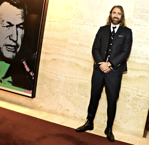 LEE PACE At Thom Browne's 20th Anniversary Dinner On October 30, 2023 In New York City